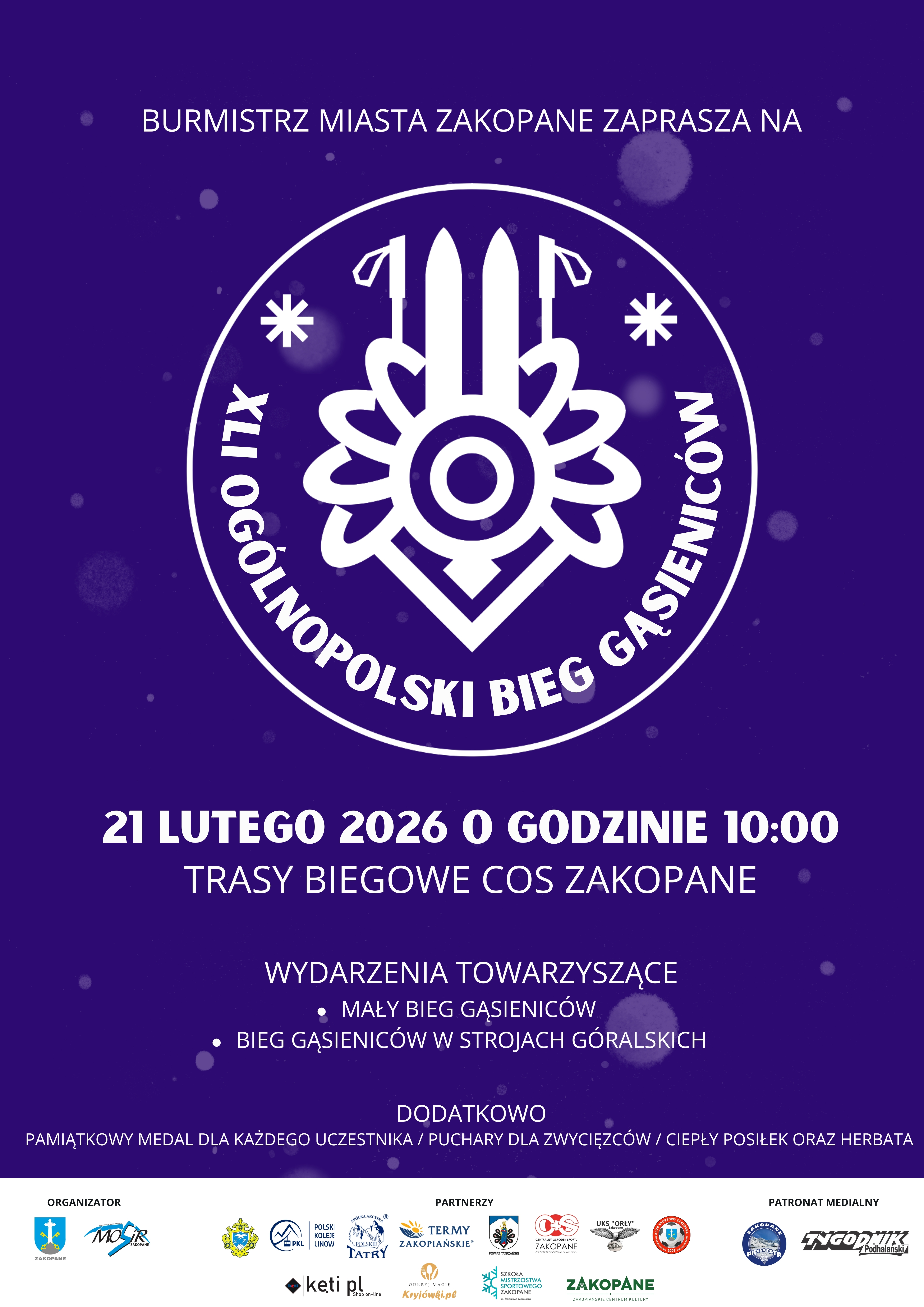 aktualność: BIEG GĄSIENICÓW – MARKA, TRADYCJA I NOWA, OTWARTA FORMUŁA