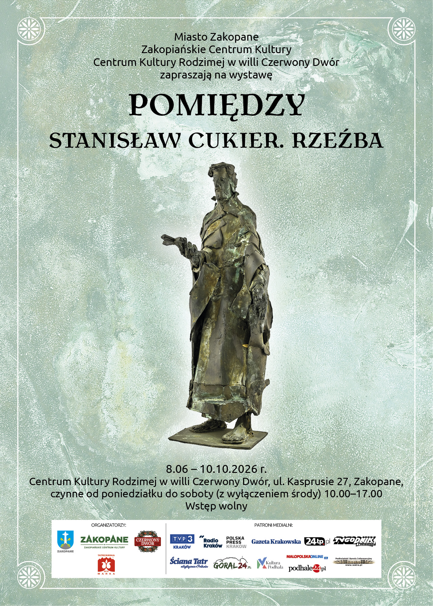 aktualność: Wernisaż wystawy „Pomiędzy. Stanisław Cukier. Rzeźba.”