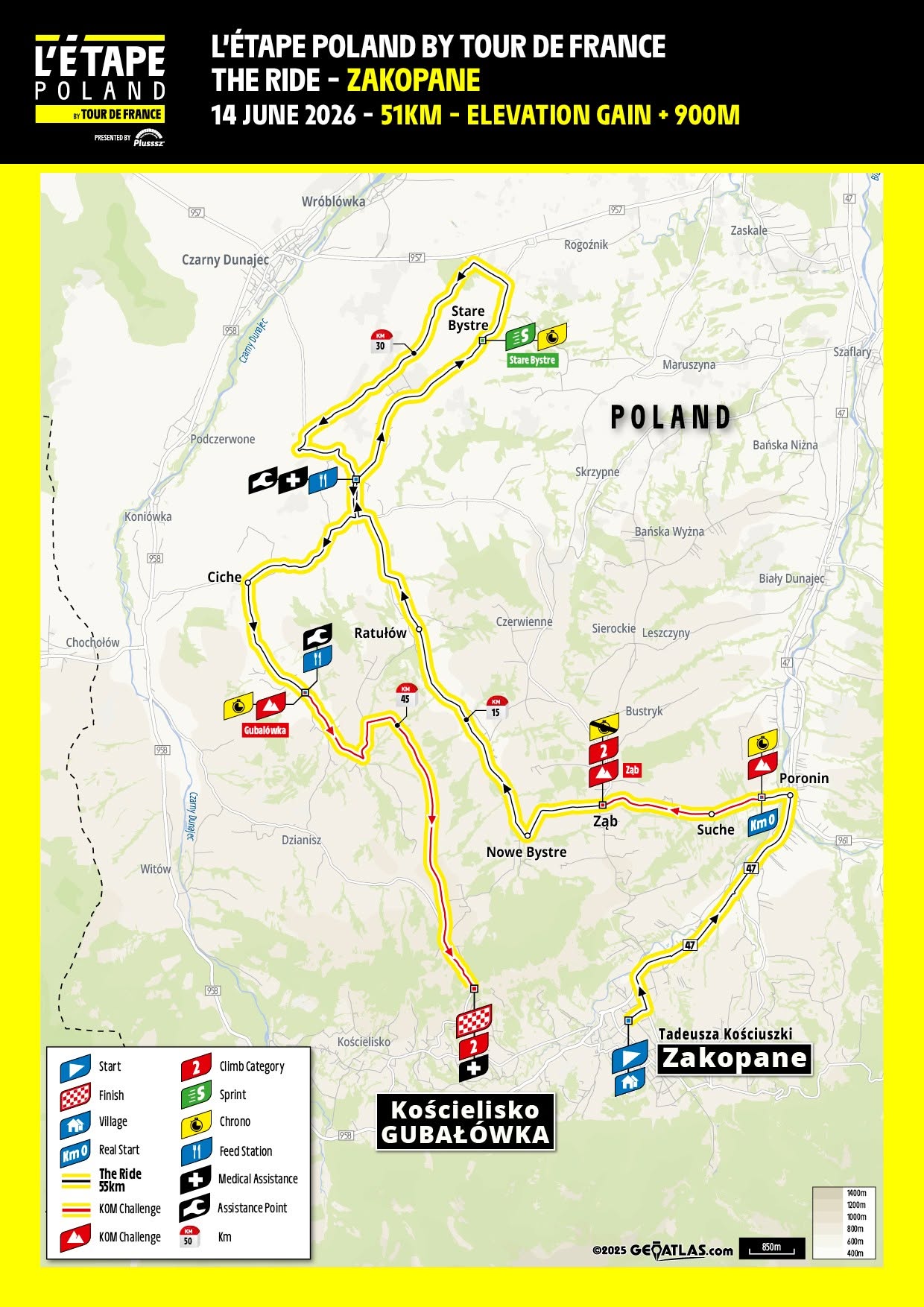 aktualność: W związku z wyścigiem kolarskim L’Etape Poland by Tour de France 2026 w dniu 14 czerwca 2026 (niedziela) wystąpią utrudnienia w ruchu drogowym.