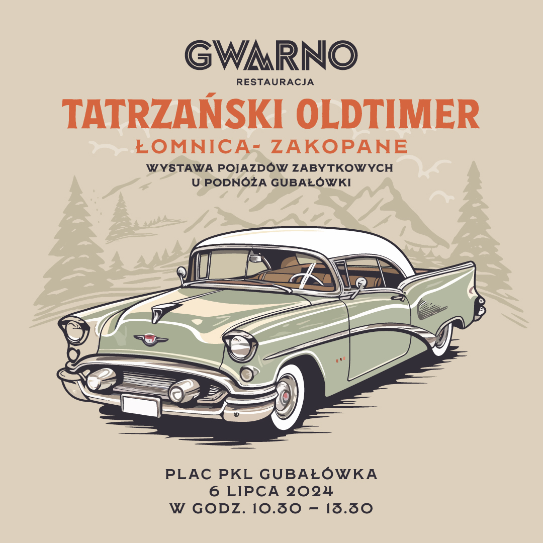 aktualność: Tatrzański Oldtimer 2024 z Partnerem Zakopiańskiej Karty Mieszkańca!